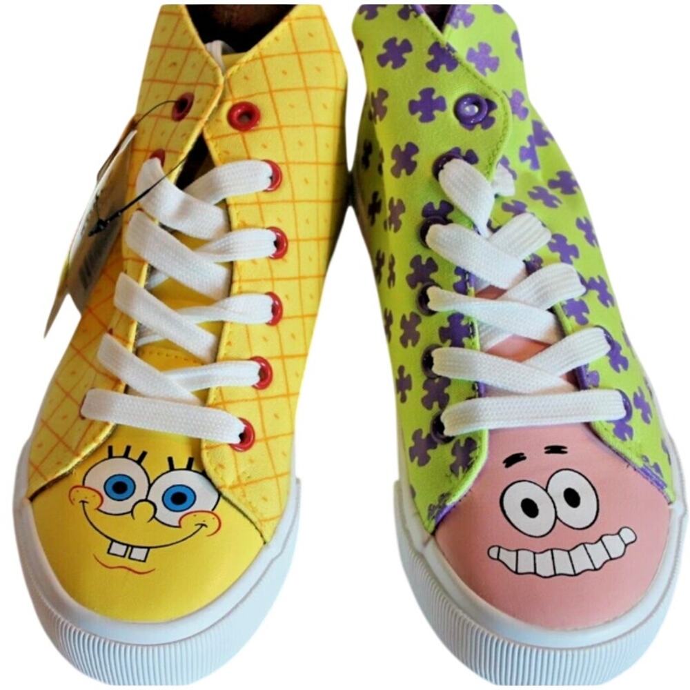 Nickelodeon SpongeBob SquarePants  High-Top Shoes Women 7.5 NWT